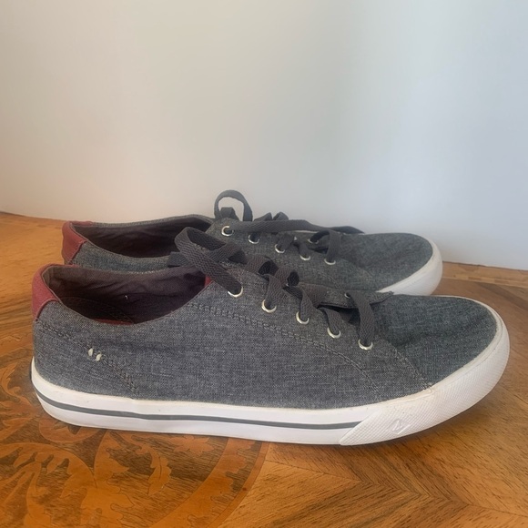 Sperry Top-Sider Gray Striper II Non-Marking Shoes Men’s Size 5 Women’s Size 6.5 - Picture 1 of 11